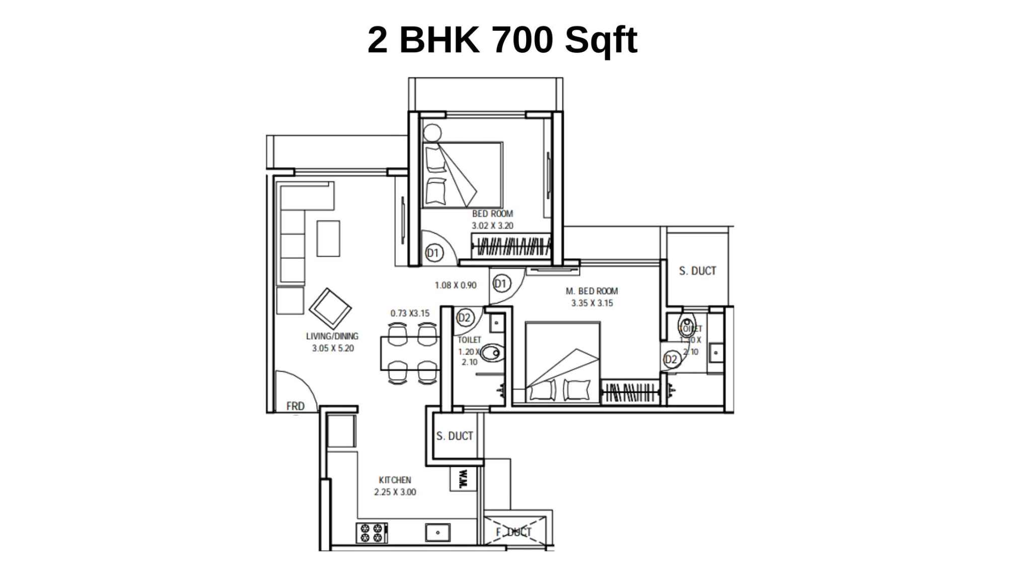 Bhoomi-Lakescape-2-BHK-700-Sqft-Typical-Floor-Plan